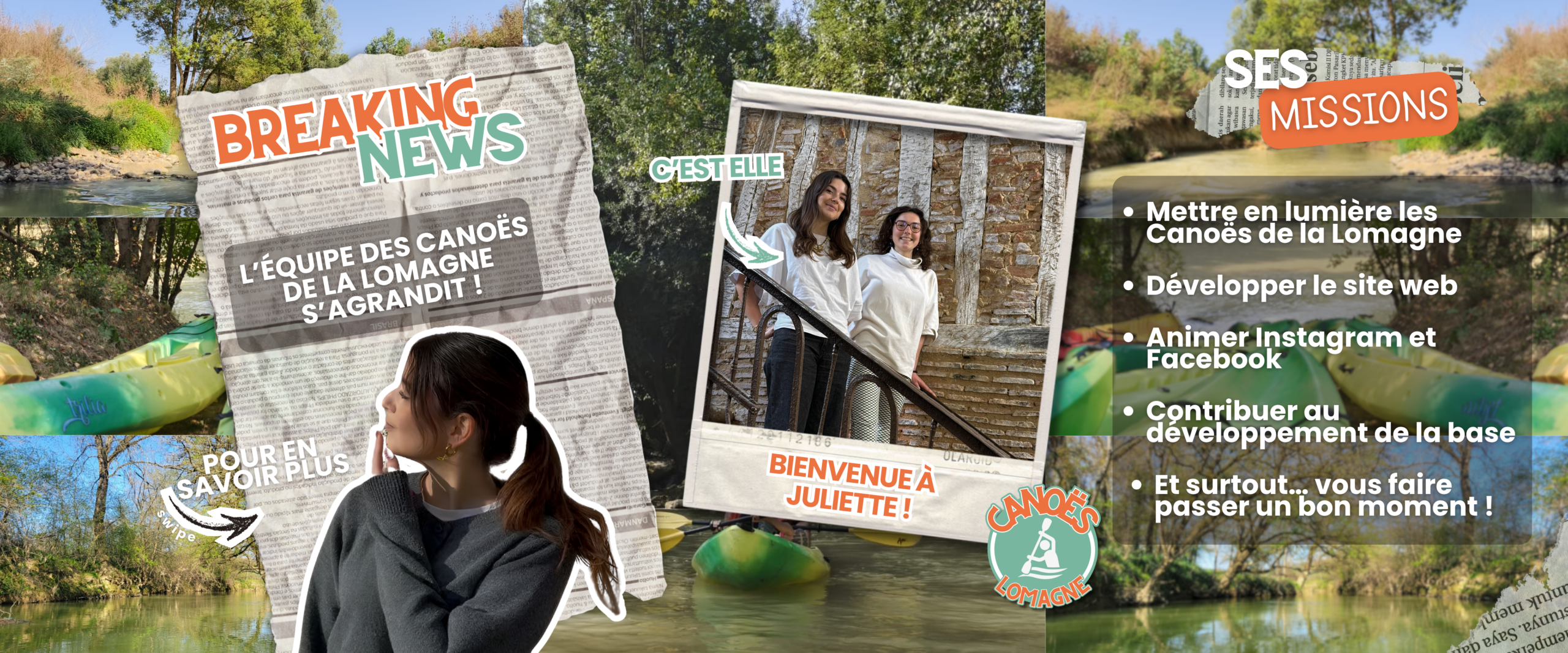 canoes descente rivière gers stage communication slowtourisme