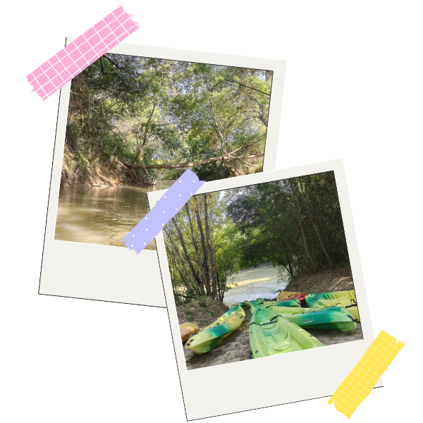 canoes gers nature rivière balade amis famille
