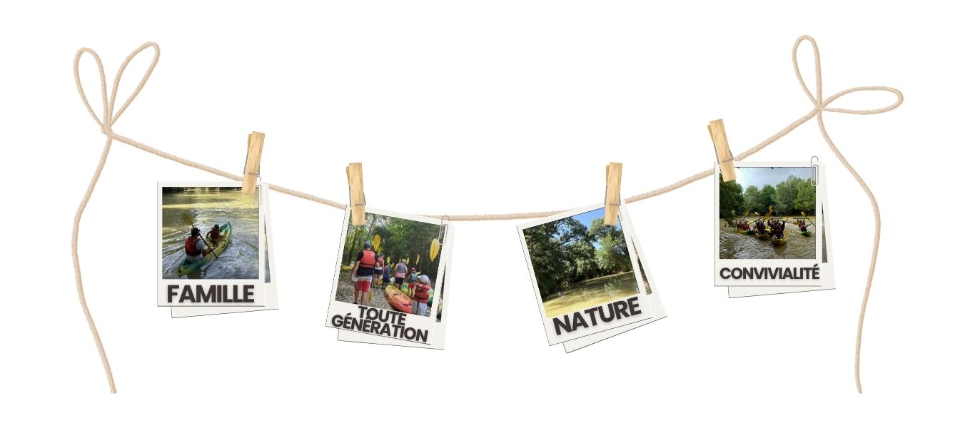 valeurs famille conviviale nature intergénérationnel canoe rivière